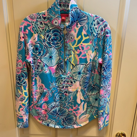 NWOT Lilly Pulitzer Popover, Blue, XXS - Picture 1 of 4